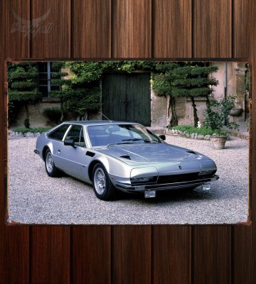 Металлическая табличка Lamborghini Jarama 400 GT 357